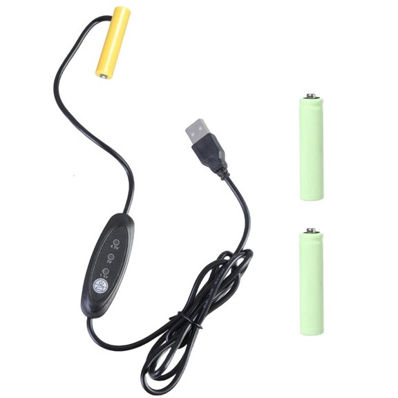 XISAOK 3A Fake Battery Elimination Line USB5V2A to 3V/4.5V/1.5V Power Adapter Cable