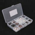 thumbnail image 1 of XISAOK 750 Pcs 15 Value Tactile Push Button Switch Micro Switch Momentary Assortment Ki, 1 of 6