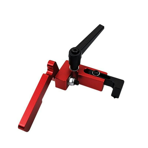 XISAOK 75mm Height T-tracks Stop Miter Gauge Table Saw T-Slot Stopper Woodworking Tool