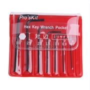 XISAOK 7pcs 0.7mm-3mm Kit Mini Micro Hex Hexagon cl  Allen Set Cl  Outil Tournevis
