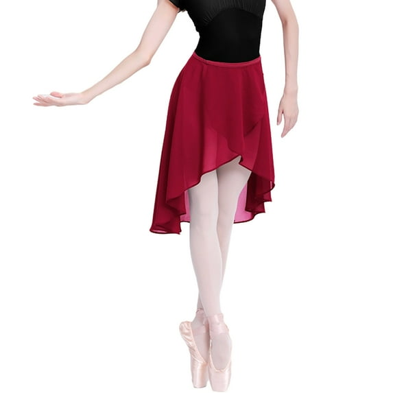 XISAOK Adults Women Ballet Dance Skirts Chiffon Dance Skirts Soft Breathable Dress