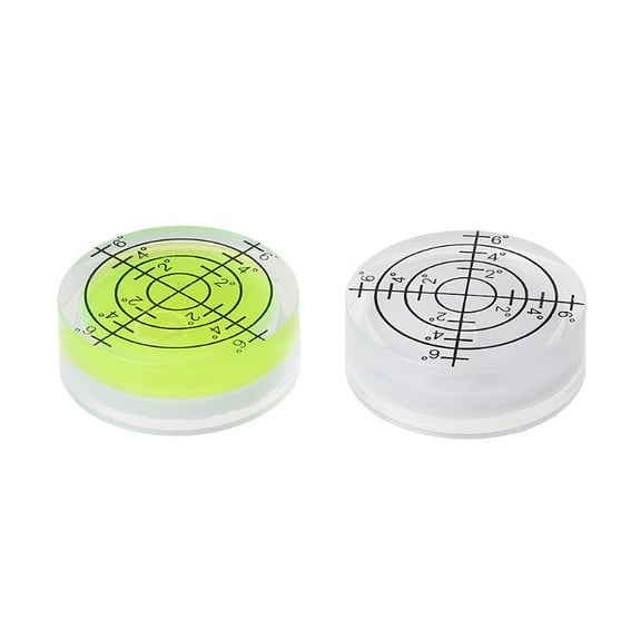 XISAOK Bubble Spirit Level 32x7mm Circular Level Bubble for RV Travel Trailer Tripod