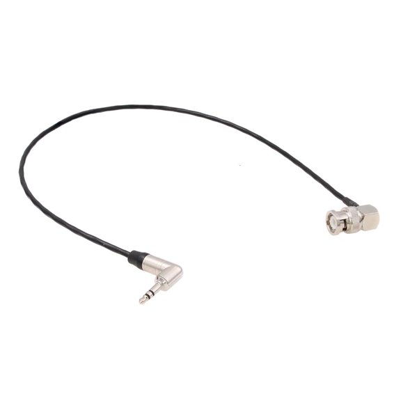 XISAOK Connect Your Camera with 3.5mm TRS to BNC Male Timecodes Cable for Seamless Timecodes Integration 60cm/23.62inch Long