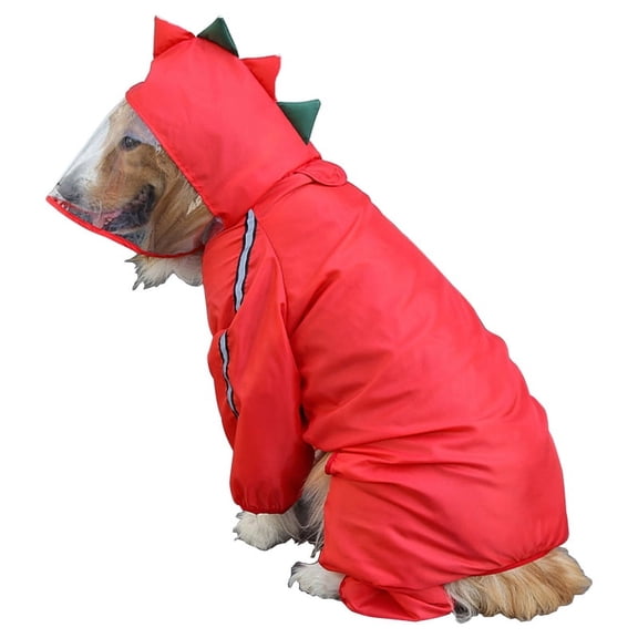XISAOK Dog Raincoat Hooded Slicker Ponchos for Small to 5XL-Large Dogs and Puppies