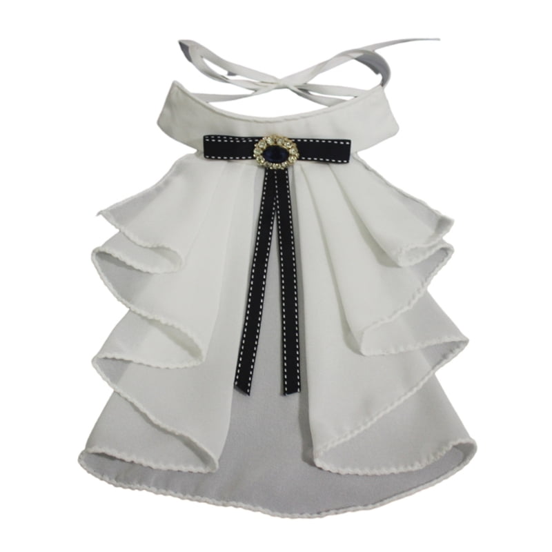 Stock Jabot Faux Collar Horse Riding Equestrian Concours D'elegance