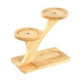 thumbnail image 1 of XISAOK Garden Planter Bamboo Tray Durable Anti Deformed Flowers Plants Pot Holder Tabletop Flowerpot Stand with Screwdrivers, 1 of 17