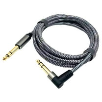 XISAOK Guitar Lead/Instrument Cable, 1m or 2m Profession Noiseless Gold Plated Guitar Bass Cable Cord 1/4" Straight to Straight