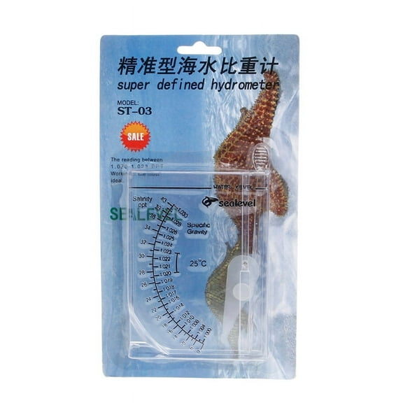 XISAOK Hydrometer for Aquarium Specific Gravity Test for Fish for Tank Easy to Read