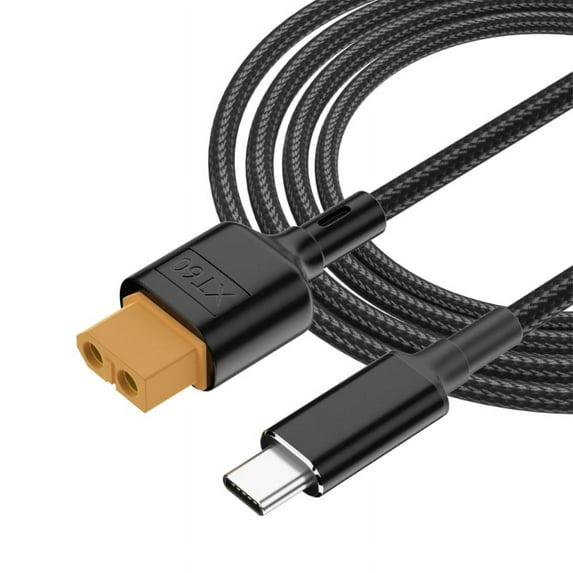 XISAOK Lightweight Type C to XT60 Charging Cord for M4 Pocket /M7 M6 Charging Adapter