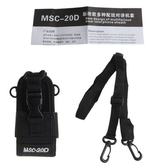 XISAOK MSC-20D Radio for Case Holder for Baofeng UV3R+Plus Puxing PX-777 Plus PX888 K A194