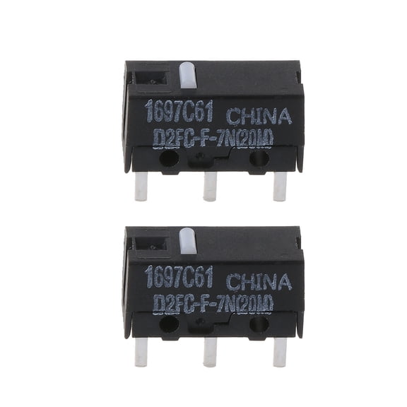 XISAOK Micro Switches for for Gaming Mouse Micro Switch Buttons 2Pcs