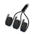thumbnail image 1 of XISAOK Multi Charger Cable Braided Universal 3 in 1 Multiple USB Cable Charging Cord with Type-C Micro USB Port Connector, 1 of 21
