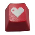 thumbnail image 1 of XISAOK PBT Keycap Mount Heart Cherry Profile R4 for Creative Dip Dye Sub Sculptured, 1 of 11