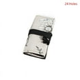 thumbnail image 1 of XISAOK Peony 12/24/36/48/72 Holes Canvas Roll Pen Curtain Pencil Bag for Case Makeup Wrap Holder Storage Pouch, 1 of 17