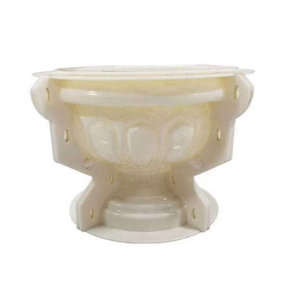 XISAOK Plastic Planter Molds Decorations for Home Concrete Flower Pots Molds Outdoor