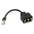 thumbnail image 1 of XISAOK RJ45 Ethernet Cable Splitter Networks Adapter Cord Ethernet Splitter 1 to 2 Cable for LAN Ethernet Connector Wire, 1 of 7