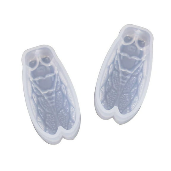 XISAOK Silicone Mold for Resin Animal Cicada Shape Handmade Keychain Silicone Mold