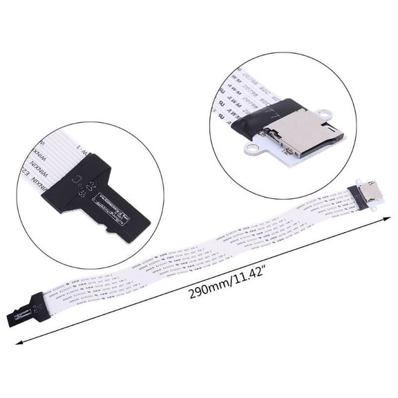 XISAOK TF Male To Micro SD Female Extending FPC Cable Flexible Extender Cord Linker