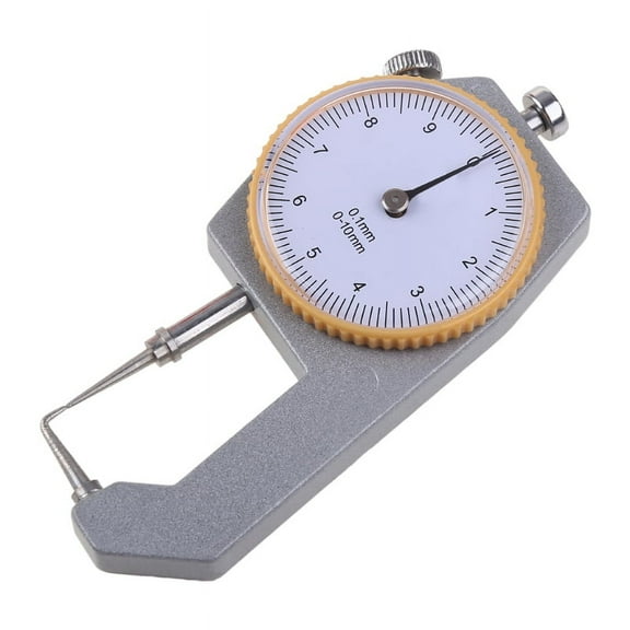 XISAOK Thickness Gauge Tester Dial Caliper Measuring Tool Instruments 0-10mm Useful