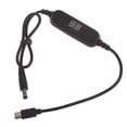 thumbnail image 1 of XISAOK Type C to 5.5x2.1mm 2V 1.5V 3V 4.5V 6V 9V 12V 0.5A Cable with Switches Display, 1 of 15