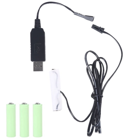 XISAOK USB Power Supply AA Battery Eliminator for Christmas LED Light Lamp Thermostat
