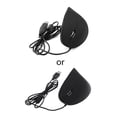 thumbnail image 1 of XISAOK Wired Left Hand Vertical Mouse Ergonomic Gaming Mouse 1600 DPI Optical Mice, 1 of 6