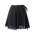 thumbnail image 1 of XISAOK Women Ballet Wrap Skirts Girls Chiffon Wrap Dance Skirt Asymmetric Skirt, 1 of 20