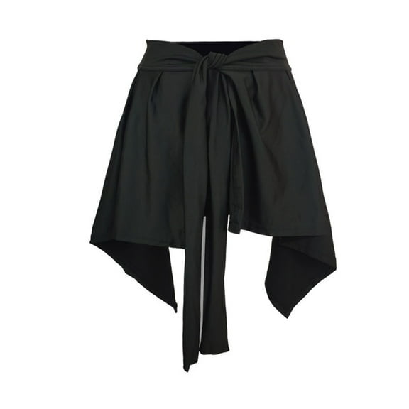 XISAOK Women Yoga Tennis Tie Up Skirts Running Long Strap Half Length Cover Up Skirt