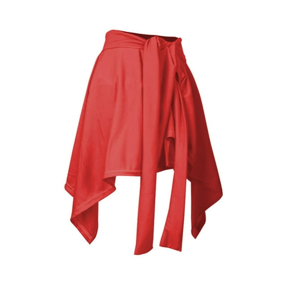 XISAOK Women Yoga Tennis Tie Up Skirts Running Long Strap Half Length Cover Up Skirt