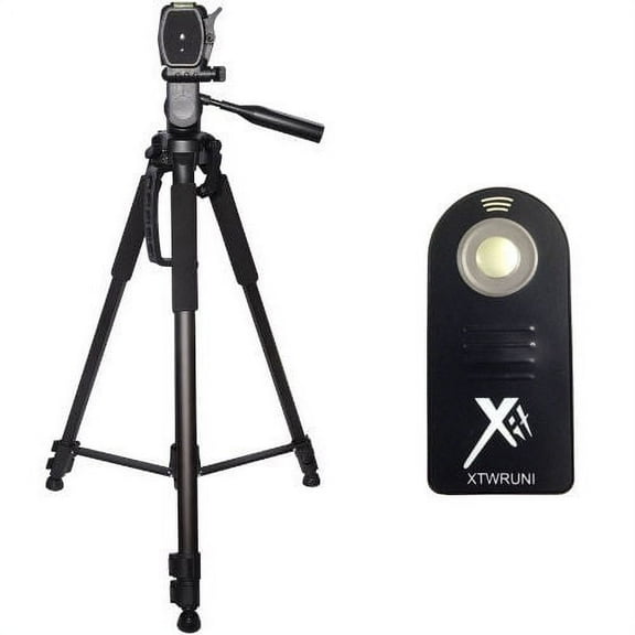 XIT 72" Tripod + Wireless Remote for Nikon D3300 D3100 D5300 D5500 D7200 SLR