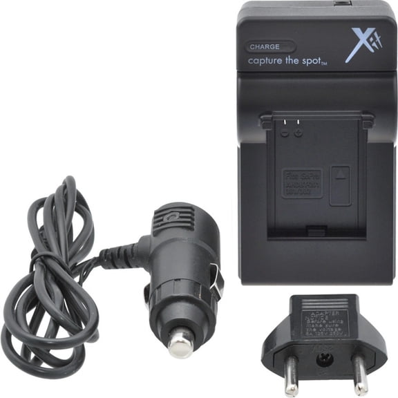 XIT Worldwide AC/DC Travel Charger for GoPro AHDBT-301, 110-220V