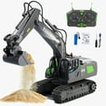 thumbnail image 1 of XITZ  1:20 Remote Control Excavator,11 Channel RC Construction Vehicles Toys,2.4Ghz 680° Rotation Sand Digger Truck with Metal Shovel ,for Boys Kids Age 6+ Year Old, 1 of 6