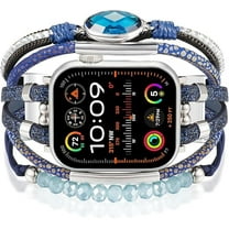 XIUDA Boho Bands for Women Compatible for Apple Watch 38mm 40mm 41mm 42mm 44mm 45mm 46mm, Watch Bands Bracelet Multilayer Wrap Strap iWatch Series 10 9 8 7 6 5 4 3 2 1 SE