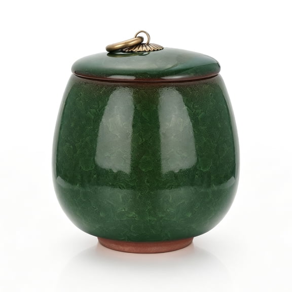 XIUDA Ceramic small urn for human ashes cremation keepsake urn for women men