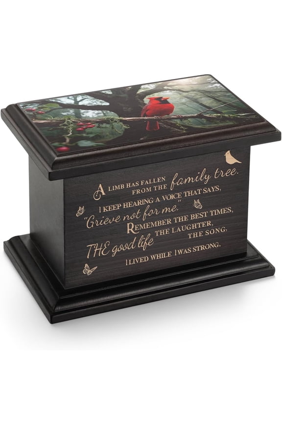 Cremation Urns for Human Ashes 3.94 Inches Small Urn for Human Ashes Keepsake Wooden Box Funeral Mini Casket for Ashes Burial Urn for Women Men Memorial Small Urns Box
