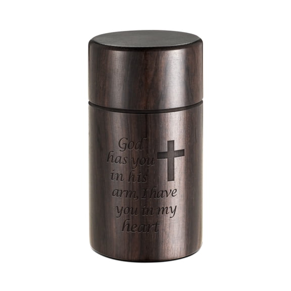 XIUDA Small Urns for Human Ashes 2.9 Inch Wings Sandalwood Mini Urns for Ashes Decorative Urn Wooden Urn Keepsake Cremation Ash Tiny Urns