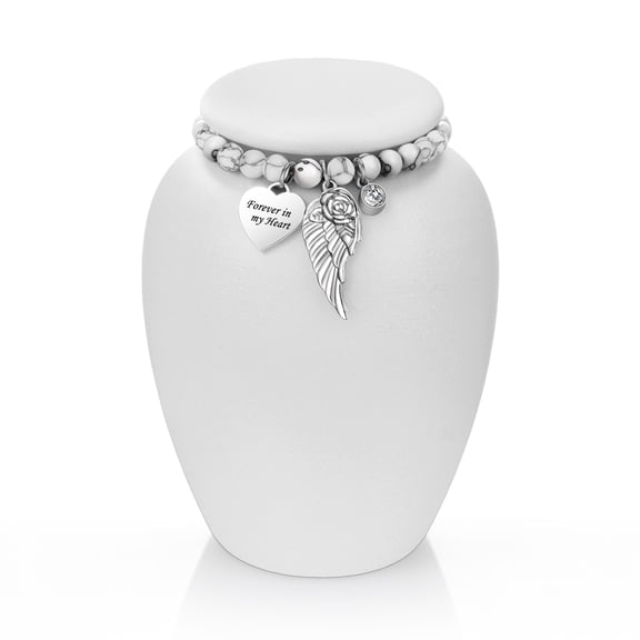 XIUDA Small ceramic urn for human ashes, decorative cemation keepsake urns for women men