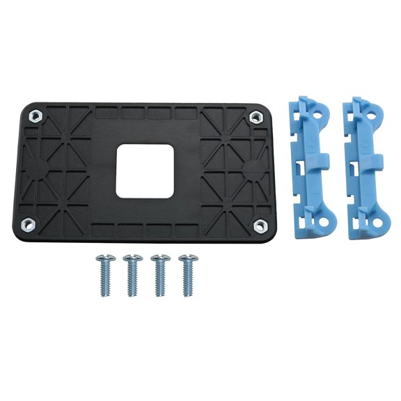 XIUUS-2PCS CPU Fan Bracket Base, Radiator Bracket for AM2+/AM3+/FM1/FM2 Socket Bottom Frame CPU Fan Cooling Boundless Base (8 Screws 1 Screwdriver)
