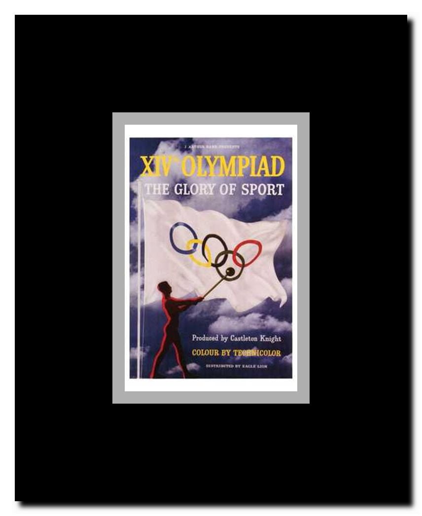 XIV Olympiad: the Glory of Sport Framed Movie Poster