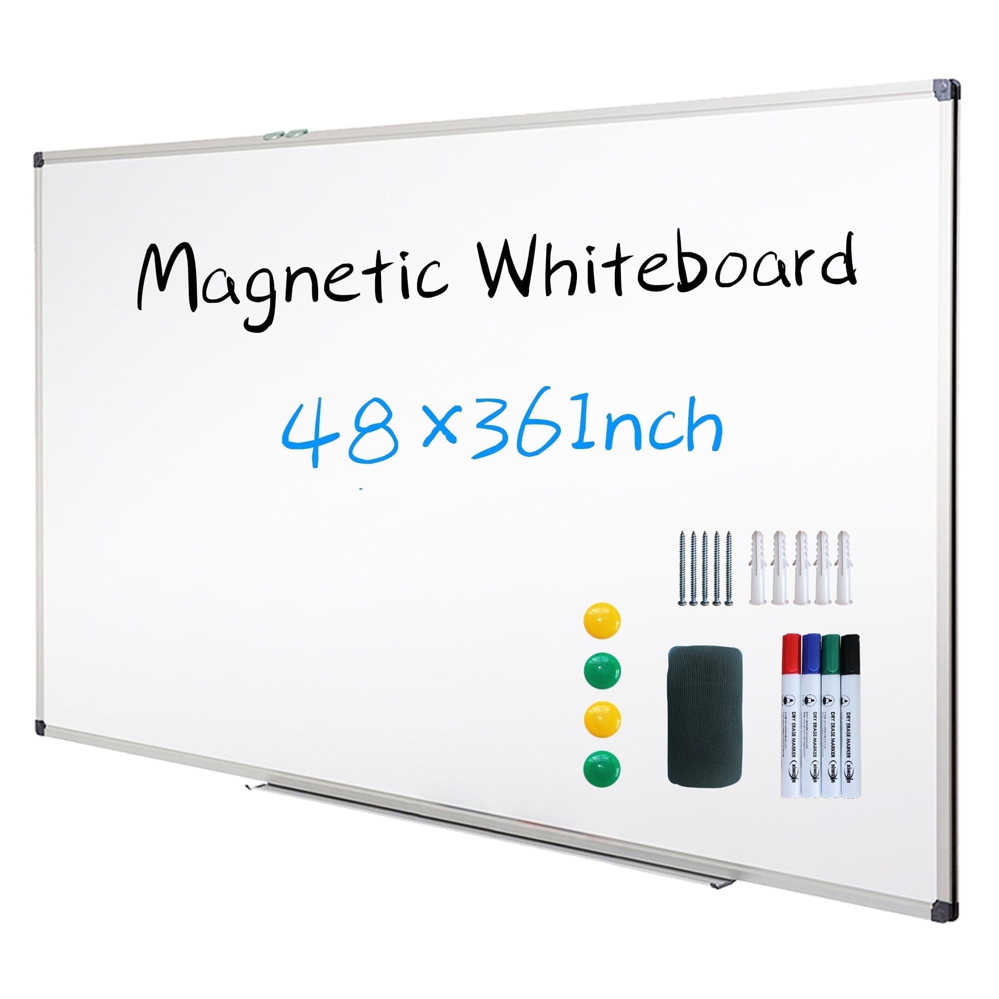 XIWODE Large Dry Erase Board/Whiteboard, 48 x 36 Wall Mounted