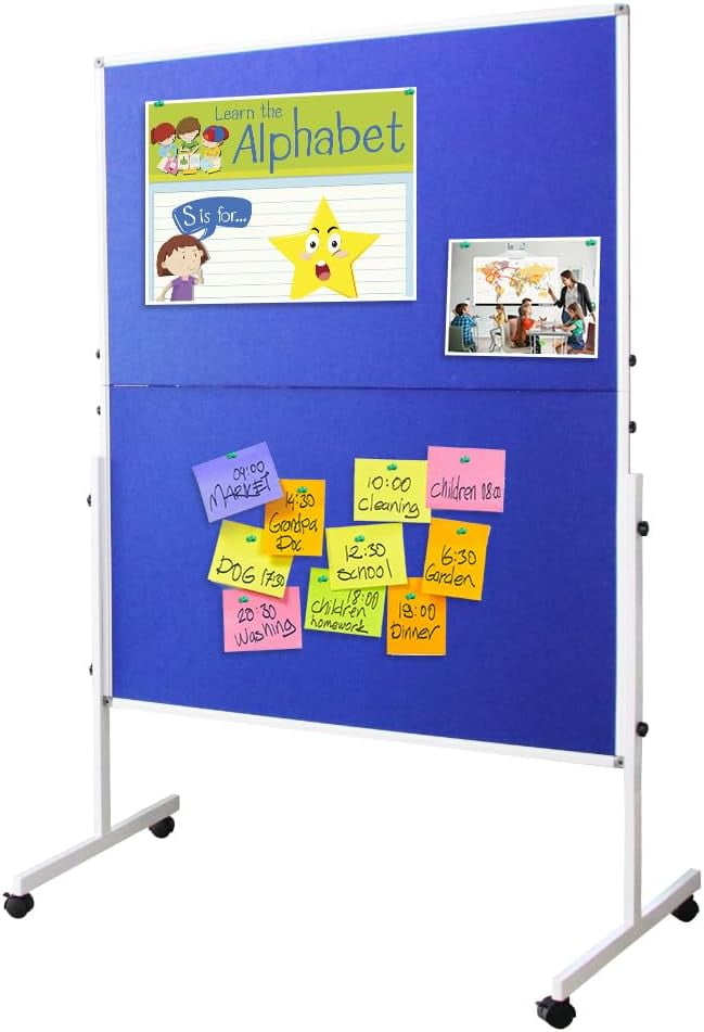 Easyboard reusable display and presentation boards with Velcro or magnetic  liner