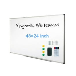 D-groee 2pcs A5 Magnetic Whiteboard Contact Paper, Magnetic Whiteboard Wall, Adhesive Dry Erase Board Sticker for Home Office Homeschool Kids