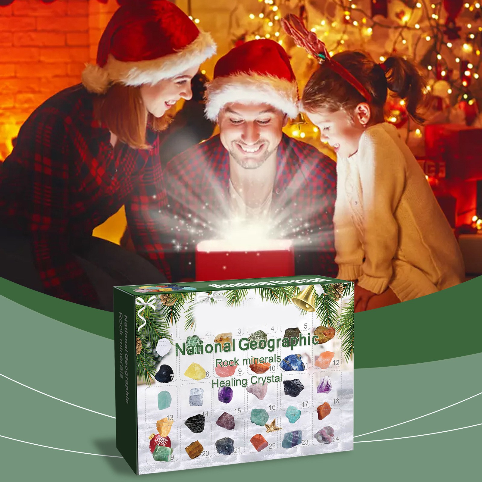 XIXISTARYY Christmas Gifts Collection For Kids, 20 Rocks And Fossils