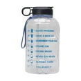thumbnail image 1 of XIXISTARYY Christmas Gifts Home Essentials Water Bottle With Time Marker - Straw & Chug Lid - Big Water Bottle With Straw - Gym Water Bottle With Handle - Gallon Water Jug Clear, 1 of 9
