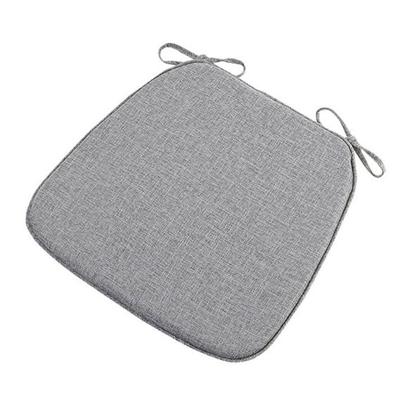 XIXISTARYY Home Essentials Chair Cushions, Memory Foam Chair Pads, Kitchen Chair Cushions, Anti-Slip Backing & Fixed Straps, Chair Cushions For Dining Room, Chair, Study Room Gray