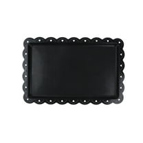 XIXISTARYY Home Essentials Dessert Fruit Tray Cake Tray Cake Display Tray Tray Multi-purpose Serving Plate Rectangular Plate European Style Serving Trays Black Food Tray Black