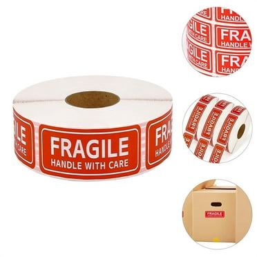 XIXISTARYY Home Essentials Fragile Label Stickers Handle With Care Moving Stickers Red 150pcs