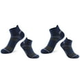 thumbnail image 1 of XIYNBAOK 2 Pairs Ankle Socks Men's Cotton Athletic Socks Performance Cushioned Quarter Moisture Wicking Sock Casual Anti-Sweat Thin Cotton Crew Sports Running Socks, 1 of 1