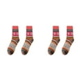 thumbnail image 1 of XIYNBAOK 2 Pairs Christmas Socks Colorful Warm Fluffy Slipper Socks for Women Winter Fuzzy Cozy Socks Warm Socks Casual Vintage Soft Socks Christmas Gifts Stocking Stuffers Gift, 1 of 3