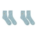 thumbnail image 1 of XIYNBAOK 2 Pairs Fuzzy Socks for Women Casual Heated Print Comfortable Socks Non Slip Winter Fluffy Cozy Socks Casual Home Sleep Coral Fleece Socks Christmas Gifts, 1 of 4